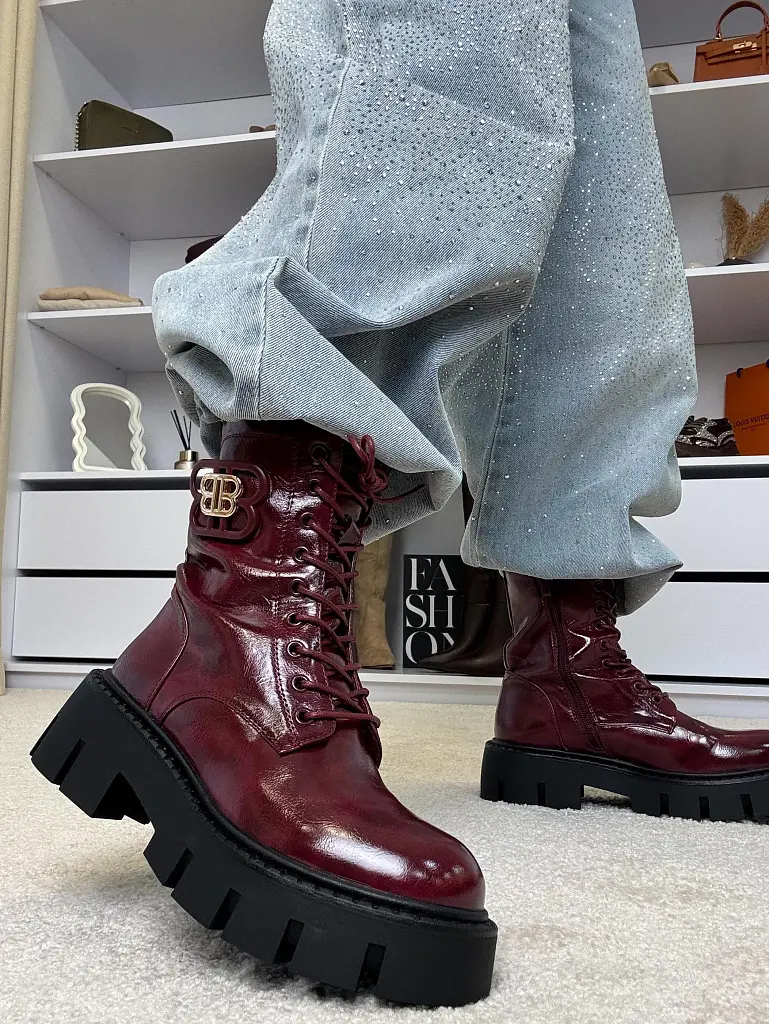 Női magasszárú cipő PELONA