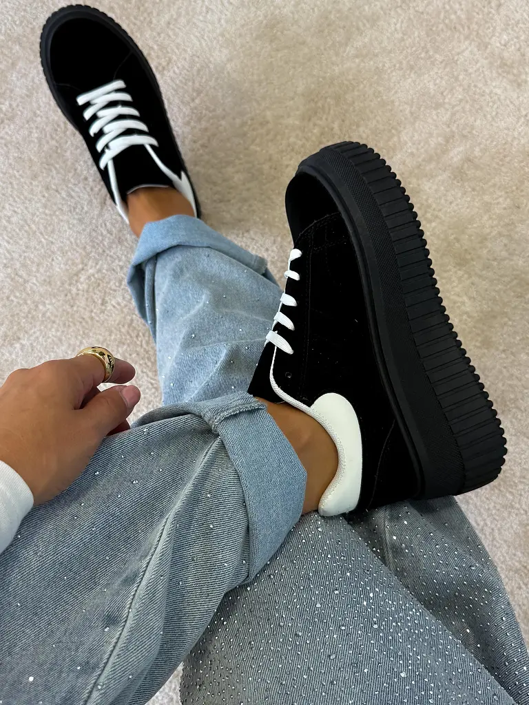 Platformos velúr női sportcipő HEIDY - next