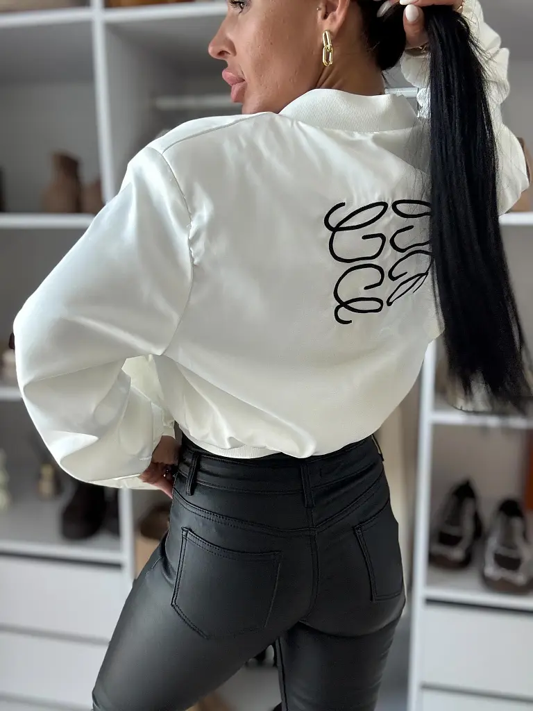 Szatén bomber kabát SELMA - next