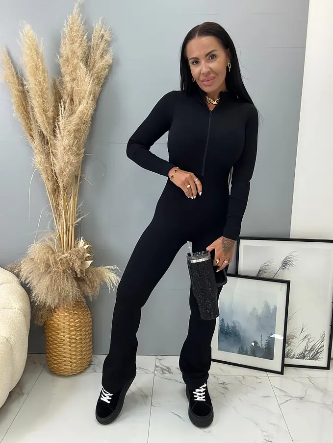 Alakformáló bordázott anyagú overál ALENA