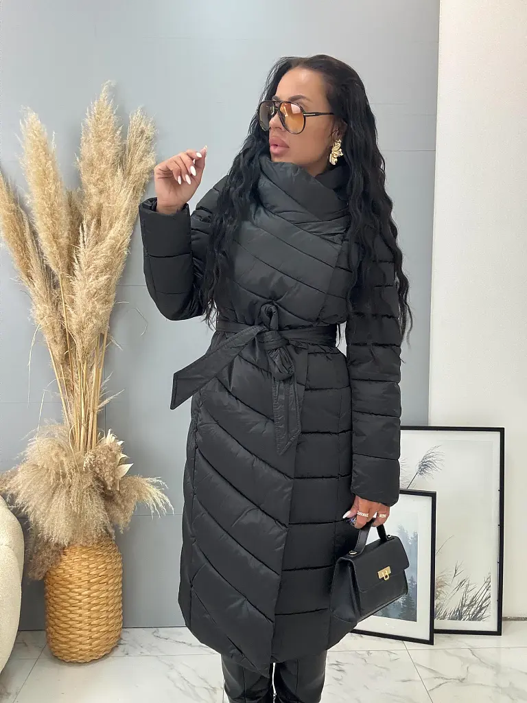 Kapucnis steppelt kabát övvel ARIAH