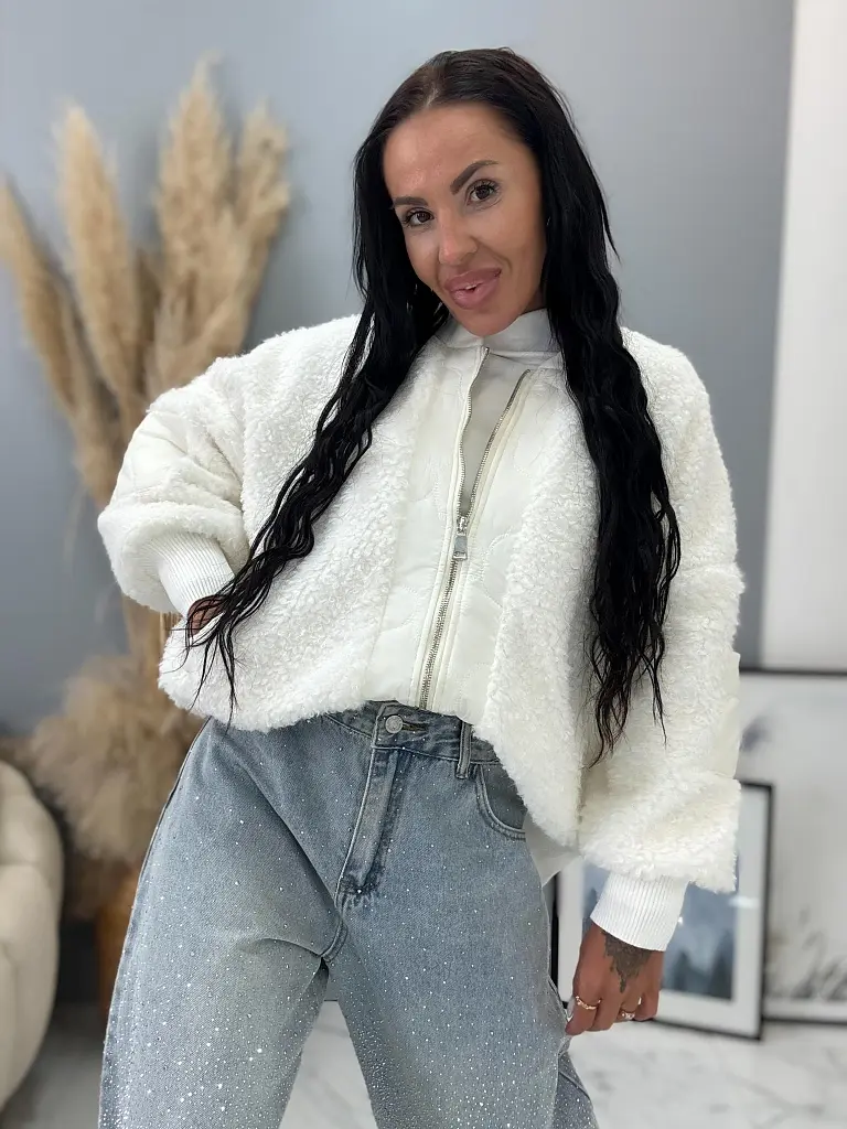 Bomber stílusú csomózott szvetter RENEE - next