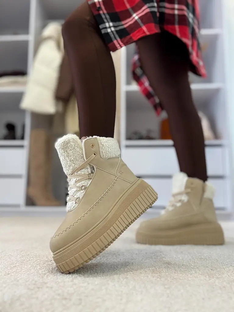 Platformos meleg boka sportcipő SADIA