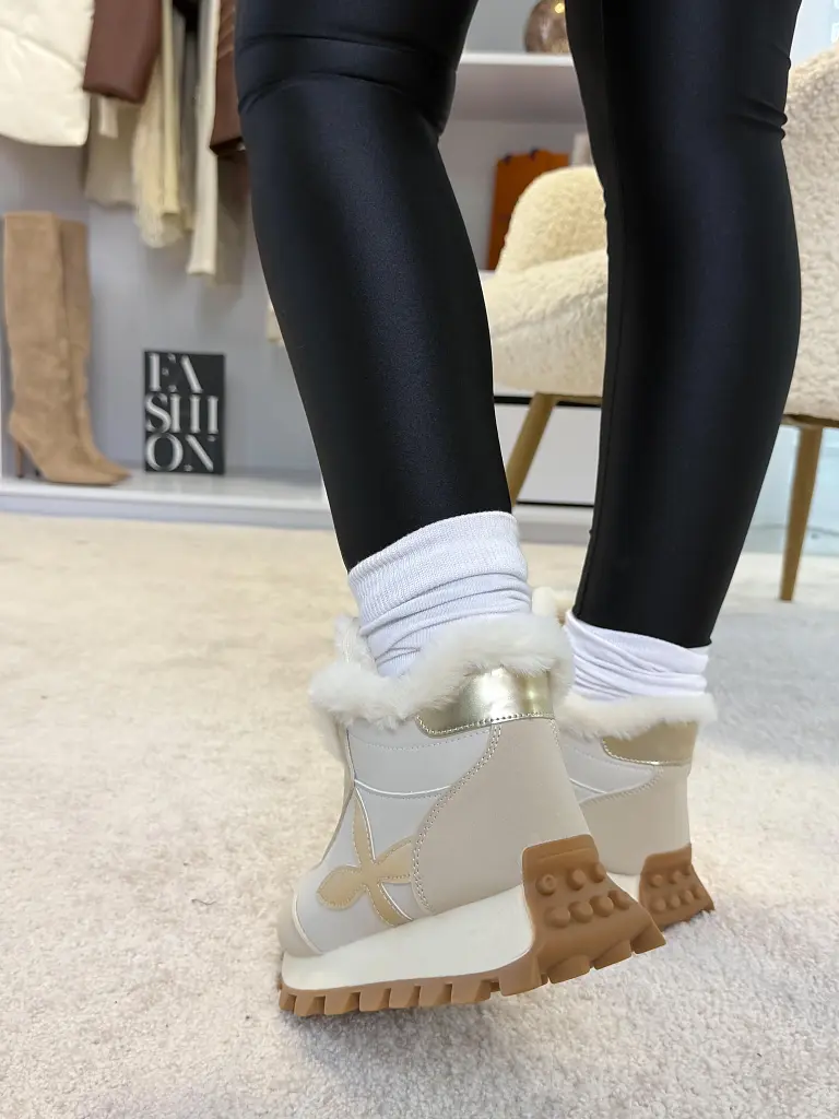 Platformos meleg boka sportcipő VIRENA - next