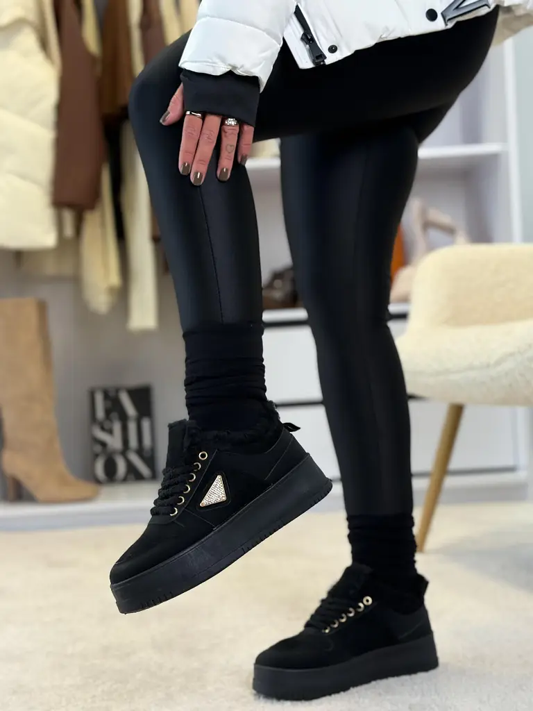 Platformos teddy sportcipő KLARYSA - next