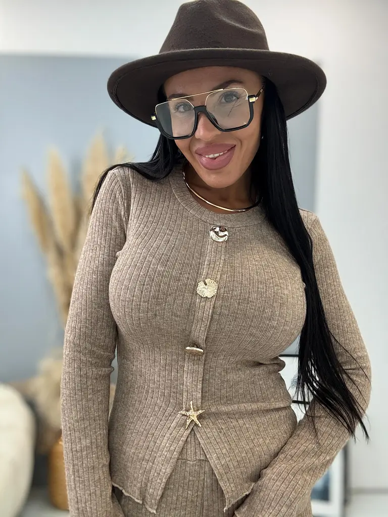 Kétrészes bordázott szett TRISCA - next