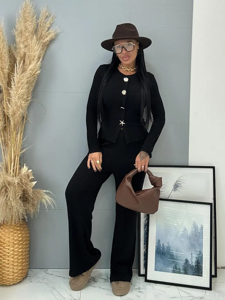 Kétrészes bordázott szett TRISCA