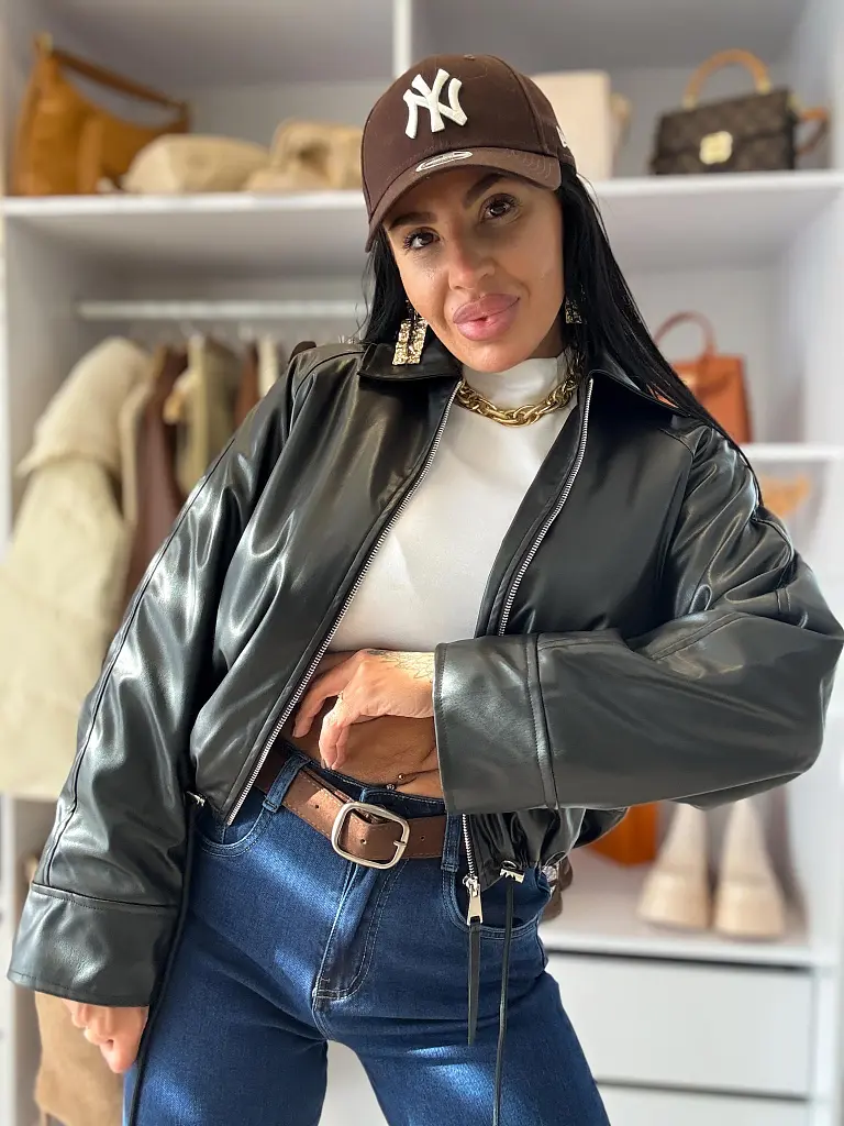 Műbőr kabát MELONA - next