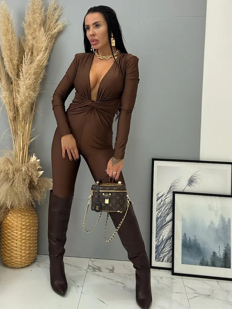 Csillogó anyagú overál STARS - next