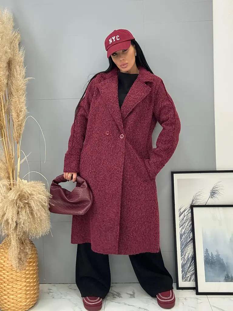 Hosszú csomózott kabát LYSARA