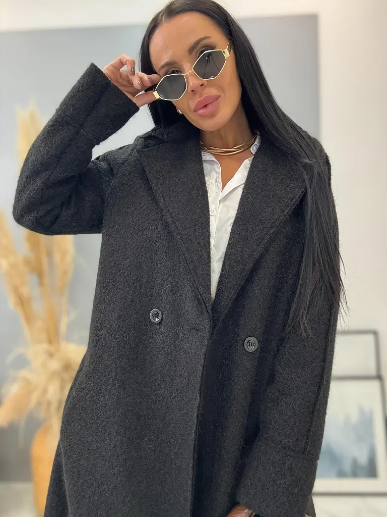 Hosszú csomózott kabát LYSARA - next