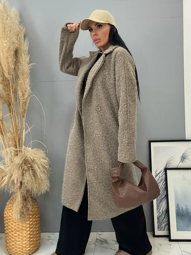 Hosszú csomózott kabát LYSARA