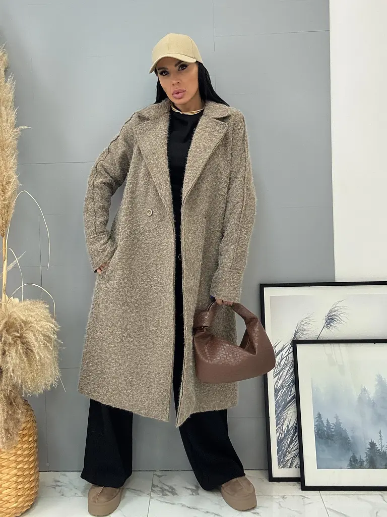 Hosszú csomózott kabát LYSARA