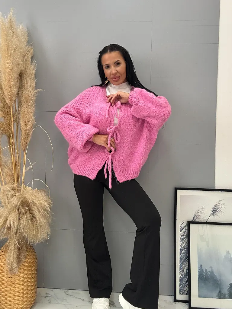 Pihe-puha megkötős kardigán ARIADNA