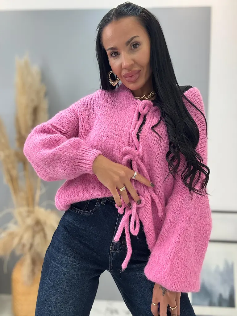 Pihe-puha megkötős kardigán ARIADNA - next