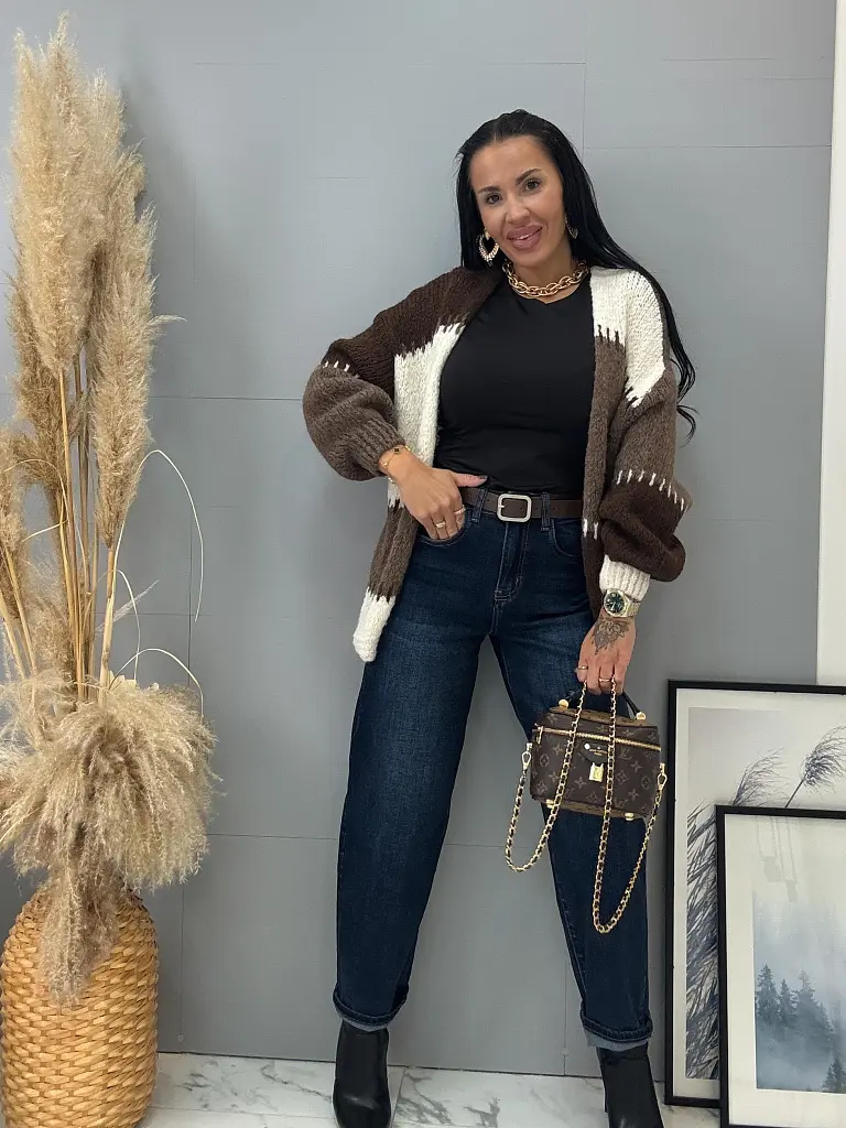 Nyitott fazonú pihe-puha kardigán ARDENA - next