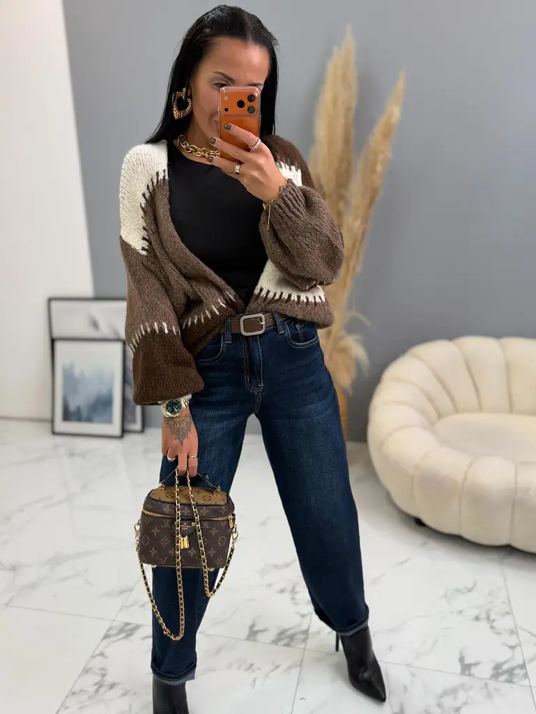 Magas derekú ballon farmer övvel