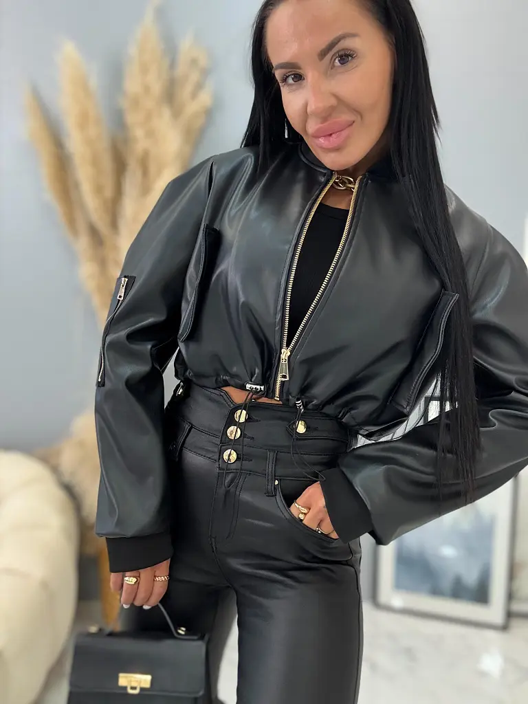 Műbőr slim nadrág SERAVA - next