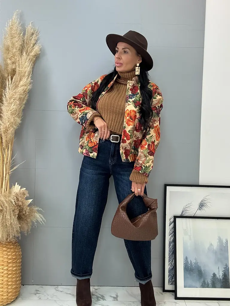 Virágmintás bomber kabát RAHILA - next