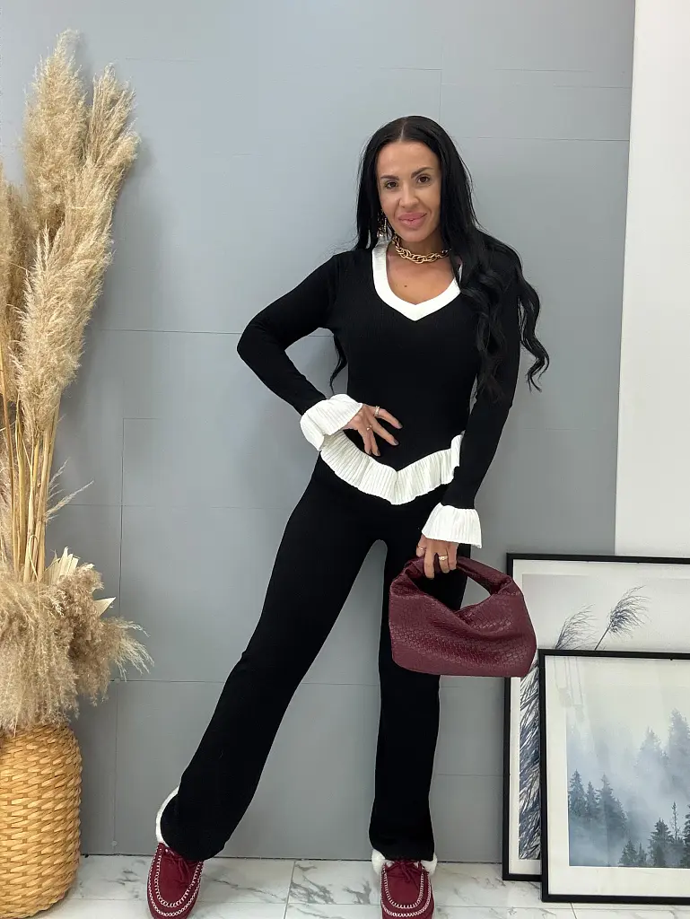 Kétrészes bordázott szett KALIRA