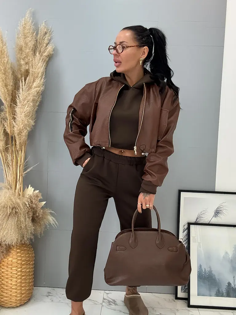 Műbőr kabát MARIVA