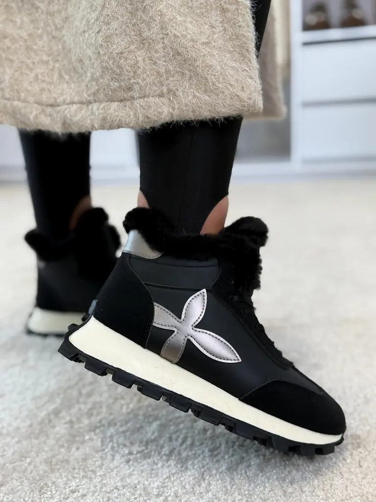 Platformos meleg boka sportcipő VIRENA