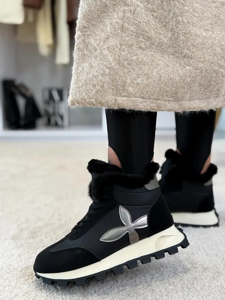 Platformos meleg boka sportcipő VIRENA - next