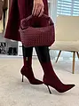 Női bordó bokacsizma ARMELIA