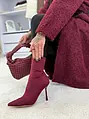 Női bordó bokacsizma ARMELIA