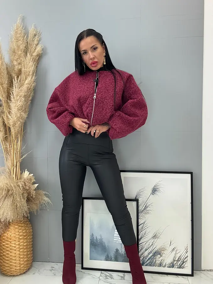 Csomózott bomber kabát AIDANA