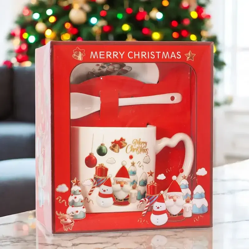 Karácsonyi bögre díszdobozban