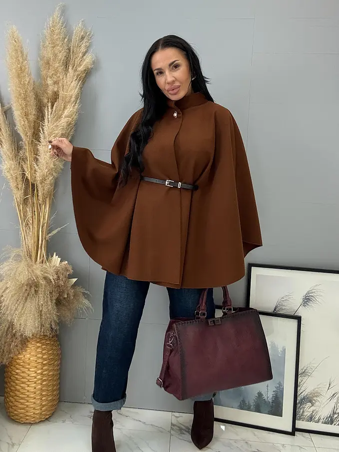 Női poncsó övvel FARELLA