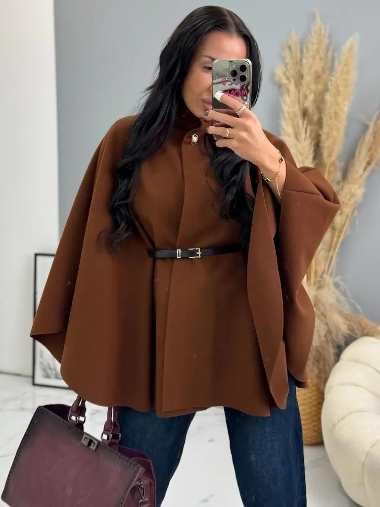 Női poncsó övvel FARELLA