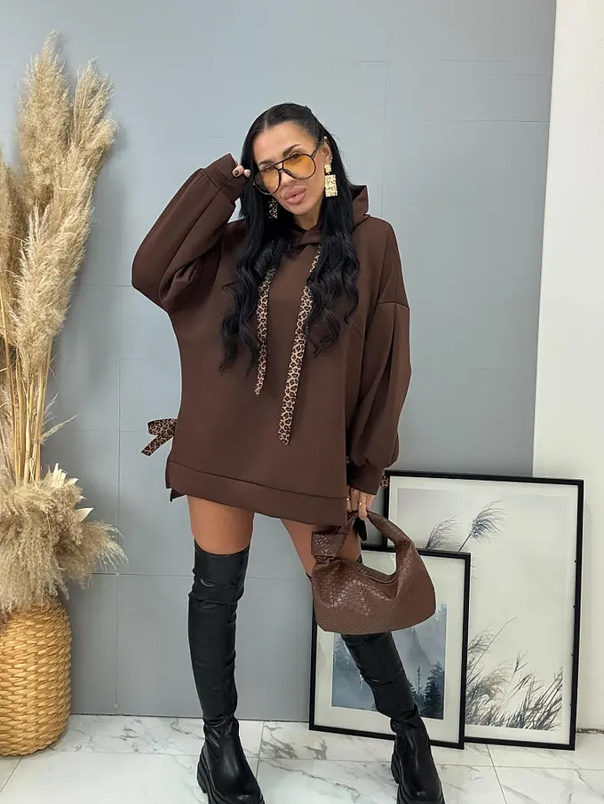 Oversized kapucnis felső VICKY