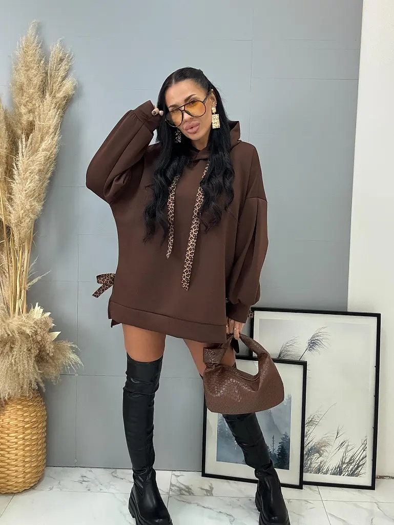 Oversized kapucnis felső VICKY - next