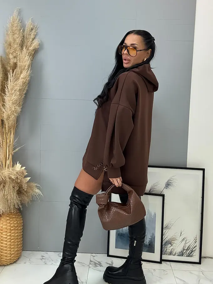 Oversized kapucnis felső VICKY