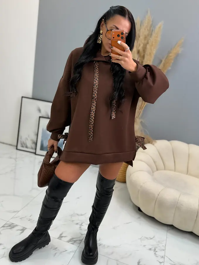 Oversized kapucnis felső VICKY