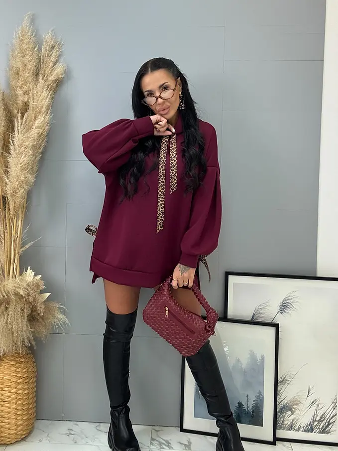 Oversized kapucnis felső VICKY