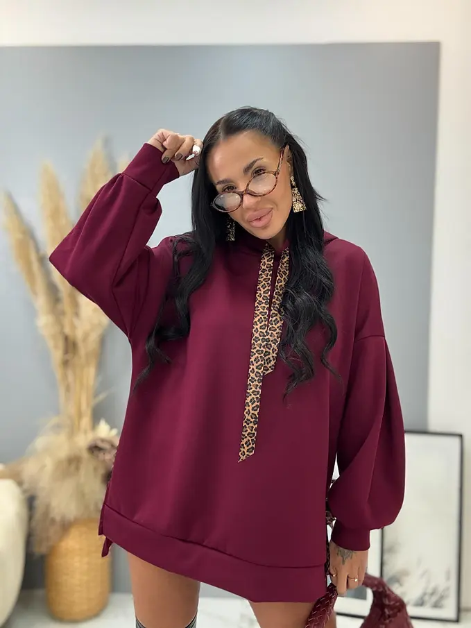 Oversized kapucnis felső VICKY