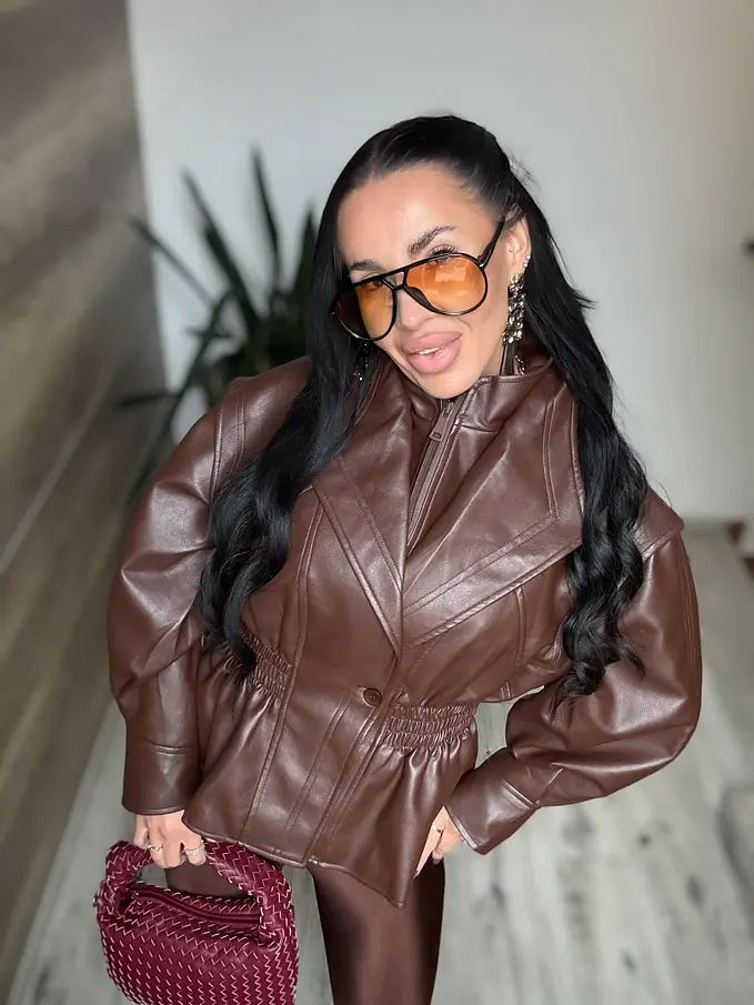 Műbőr kabát ELISE