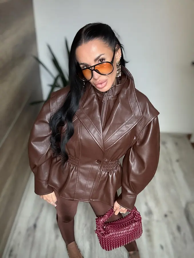 Műbőr kabát ELISE