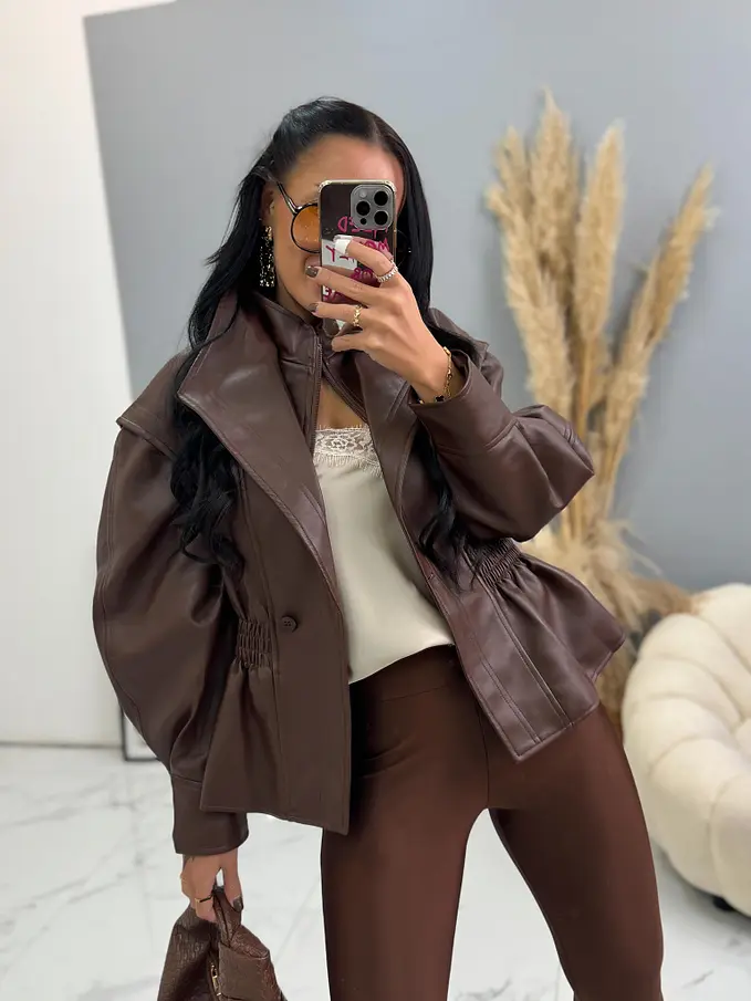 Műbőr kabát ELISE