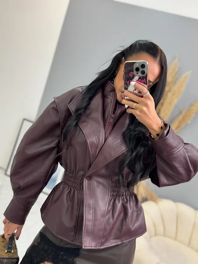 Műbőr kabát ELISE