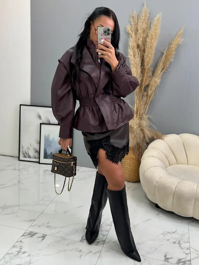 Műbőr kabát ELISE