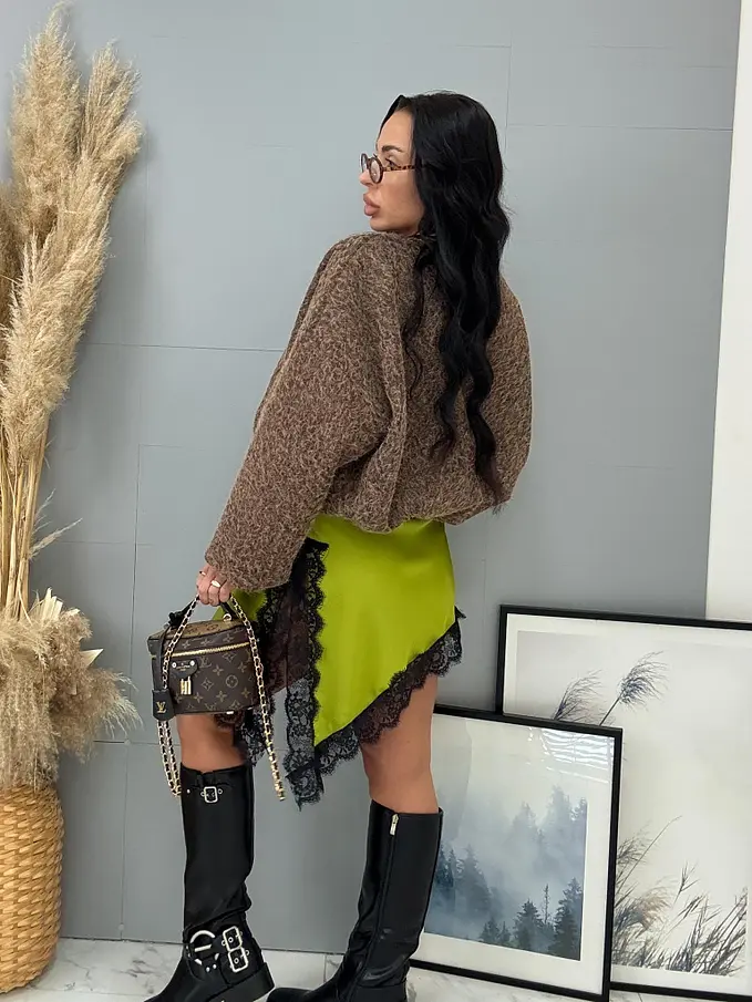 Csomózott bomber kabát AIDANA