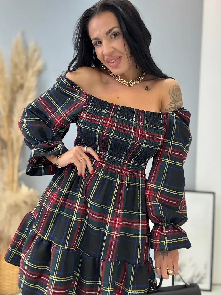 Kockás ruha ELSY - next