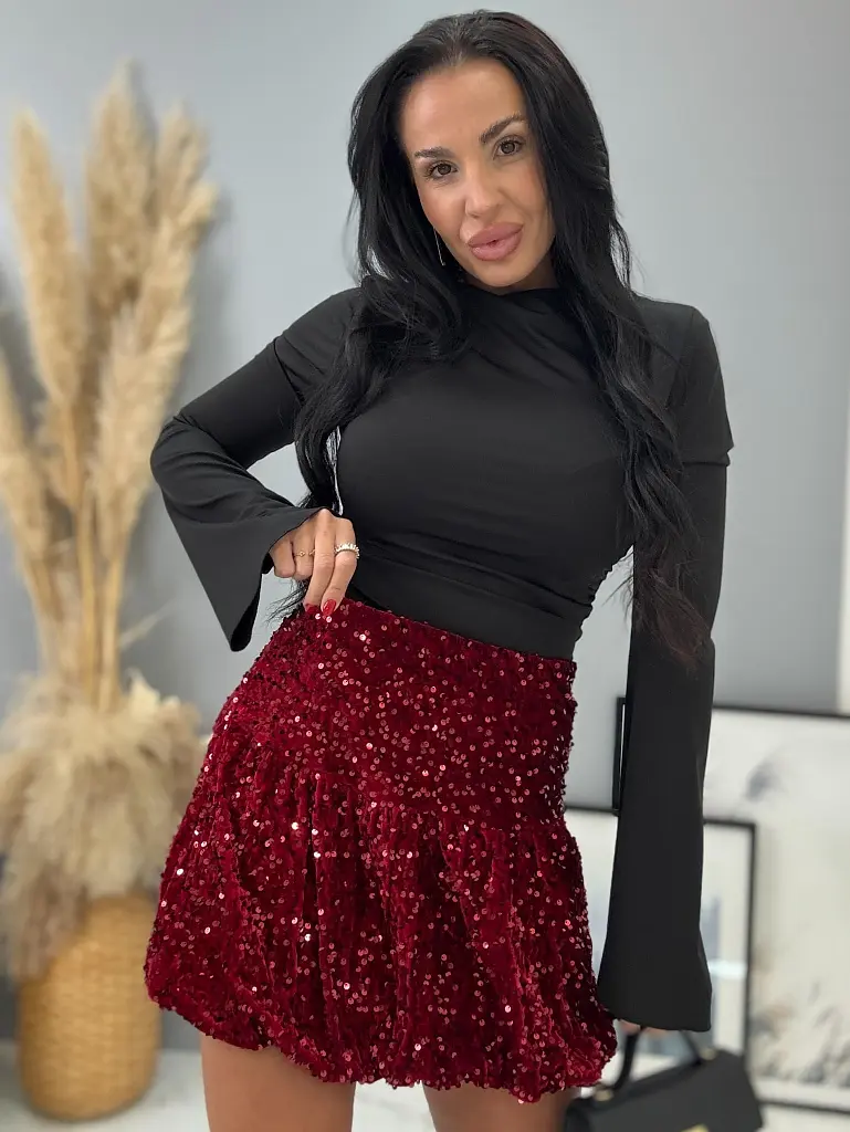 Flitteres bársony ballon szoknya BRANDY - next