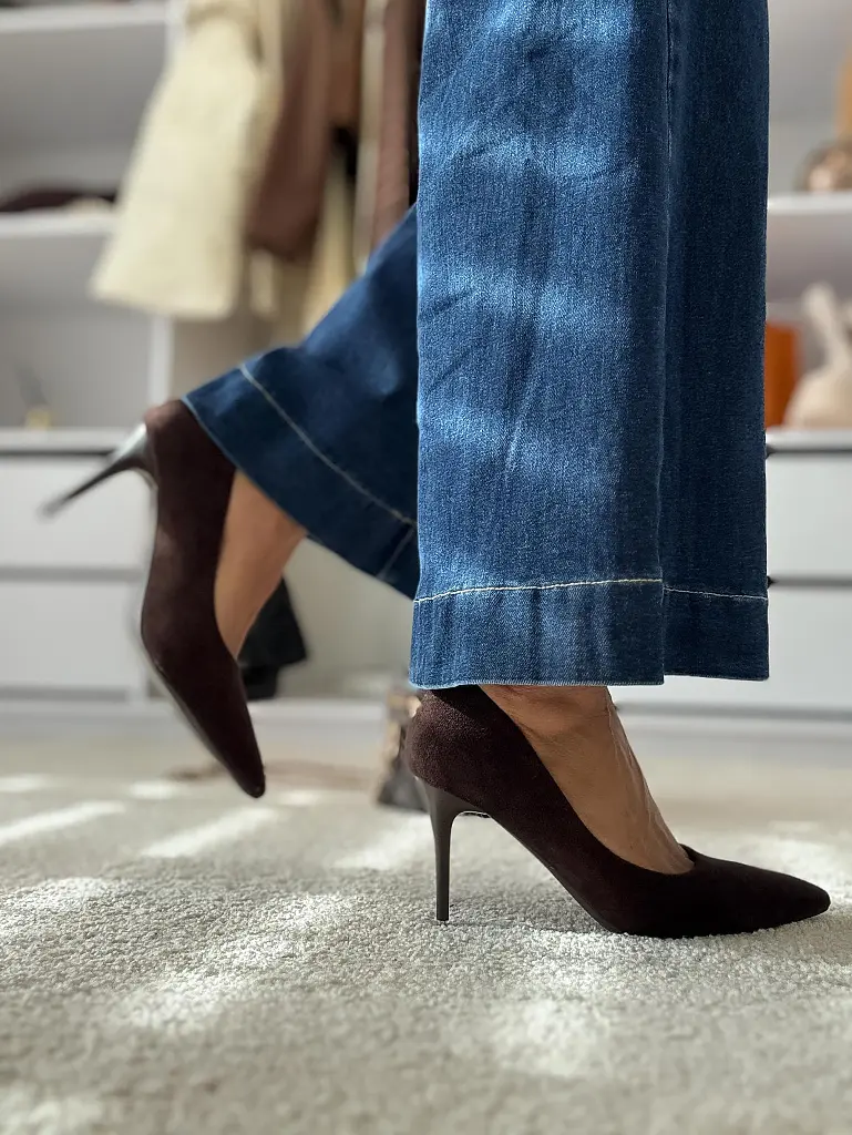 Velúr barna magassarkú BERNISS - next