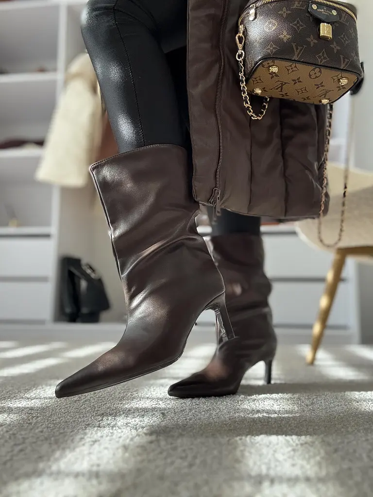 Barna női csizma NIKIA - next