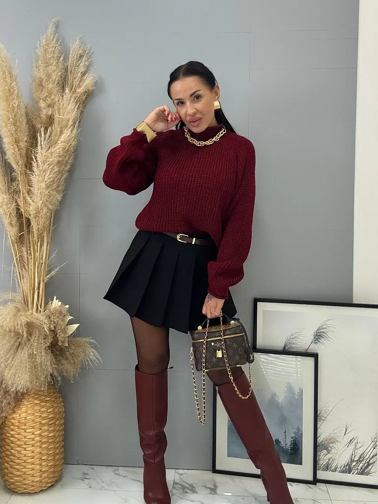 Szoknyanadrág övvel SAVIERA